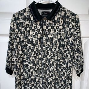 Vintage 90's GREG NORMAN Polo Shirt Vaporwave